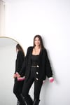 JACKY SİYAH TRİKO HIRKA