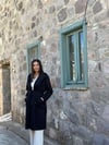 JADE SİYAH TASARIM TRENÇKOT