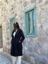 JADE SİYAH TASARIM TRENÇKOT
