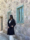 JADE SİYAH TASARIM TRENÇKOT