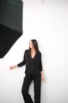 JENNY SİYAH TASARIM CEKET