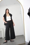 JENNY SİYAH TASARIM PANTOLON