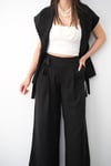 JENNY SİYAH TASARIM PANTOLON