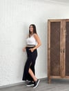 JOSE SİYAH ÇITÇITLI PANTOLON