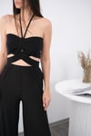 KENY SİYAH CROP