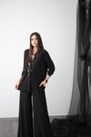 KENY SİYAH DÖKÜMLÜ GÖMLEK