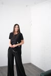KENY SİYAH TASARIM BLUZ