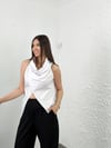 KÜBA BEYAZ TASARIM BLUZ