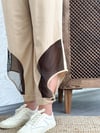 KÜBA PAÇA DETAYLI CAMEL PANTOLON