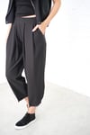 LARGO FİTİLLİ SİYAH PANTOLON