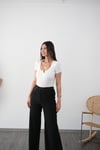 LENA İNCİ DETAYLI BEYAZ BLUZ