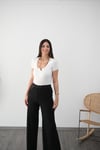 LENA İNCİ DETAYLI BEYAZ BLUZ