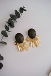 LEON YEŞİL-GOLD KÜPE