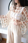 LİDAKİ TASARIM BEJ BLUZ