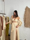 LİDYA ETEKLİ BEJ TAKIM