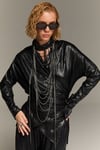 LOFT MUSE KRUVAZE SİYAH BLUZ