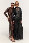 LOFT MUSE SİYAH DERİ PANTOLON