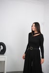 LONGO SİYAH PREMİUM BLUZ