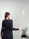 LONGO SİYAH PREMİUM BLUZ