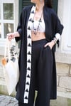 LUNE BLOOM PALAZZO SİYAH PANTOLON