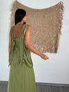 LUVİ SAGE GREEN TASARIM ELBİSE