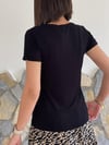 LUXURY SİYAH BASKILI TİŞÖRT