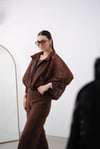 MALDİVES GÜPÜR KAHVE CEKET