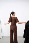MALDİVES GÜPÜR KAHVE PANTOLON