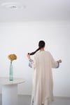 MALİBU PUL İŞLEMELİ BİYELİ BEJ KAFTAN