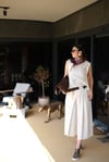 MARSİLYA KAPAKLI TAŞ KETEN PANTOLON
