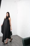 MARSİLYA SİYAH TASARIM ELBİSE
