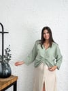 MATİLDA MİNT MÜSLİN BLUZ