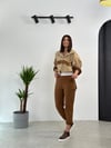 MATTEL KAHVE CEP DETAYLI JOGGER