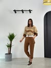 MATTEL KAHVE CEP DETAYLI JOGGER
