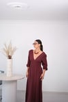 MELİS BORDO MÜSLİN ELBİSE