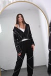 MERLİN DİKİŞ DETAYLI SİYAH SWEAT