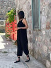 MİLAS SİYAH MÜSLİN TULUM
