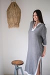 MOMOS ANTRASİT KAFTAN ELBİSE