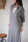 MOMOS ANTRASİT KAFTAN ELBİSE