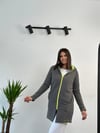 MONİCA NEON DETAYLI GRİ CEKET