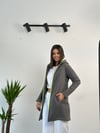 MONİCA NEON DETAYLI GRİ CEKET
