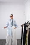 MOSS BEBE MAVİ BAĞLAMALI BLUZ