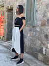 MOZA BEYAZ KAPAKLI TASARIM PANTOLON