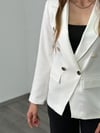 MYDNOS BEYAZ BLAZER CEKET