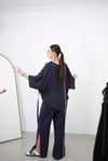 NARO PAÇA YIRTMAÇLI İNDİGO PANTOLON