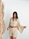 NATURAL BEJ PÜSKÜL ŞORT