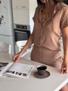 NATURAL KISA KOLLU BİSKÜVİ GÖMLEK
