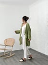 NATURAL SAGE GREEN KAFTAN