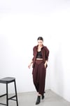 NERO TASARIM BORDO MODAL PANTOLON