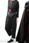 NERO TASARIM SİYAH MODAL PANTOLON